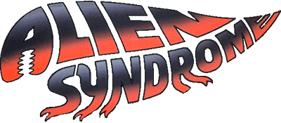 Alien Syndrome logo for Commodore 64
